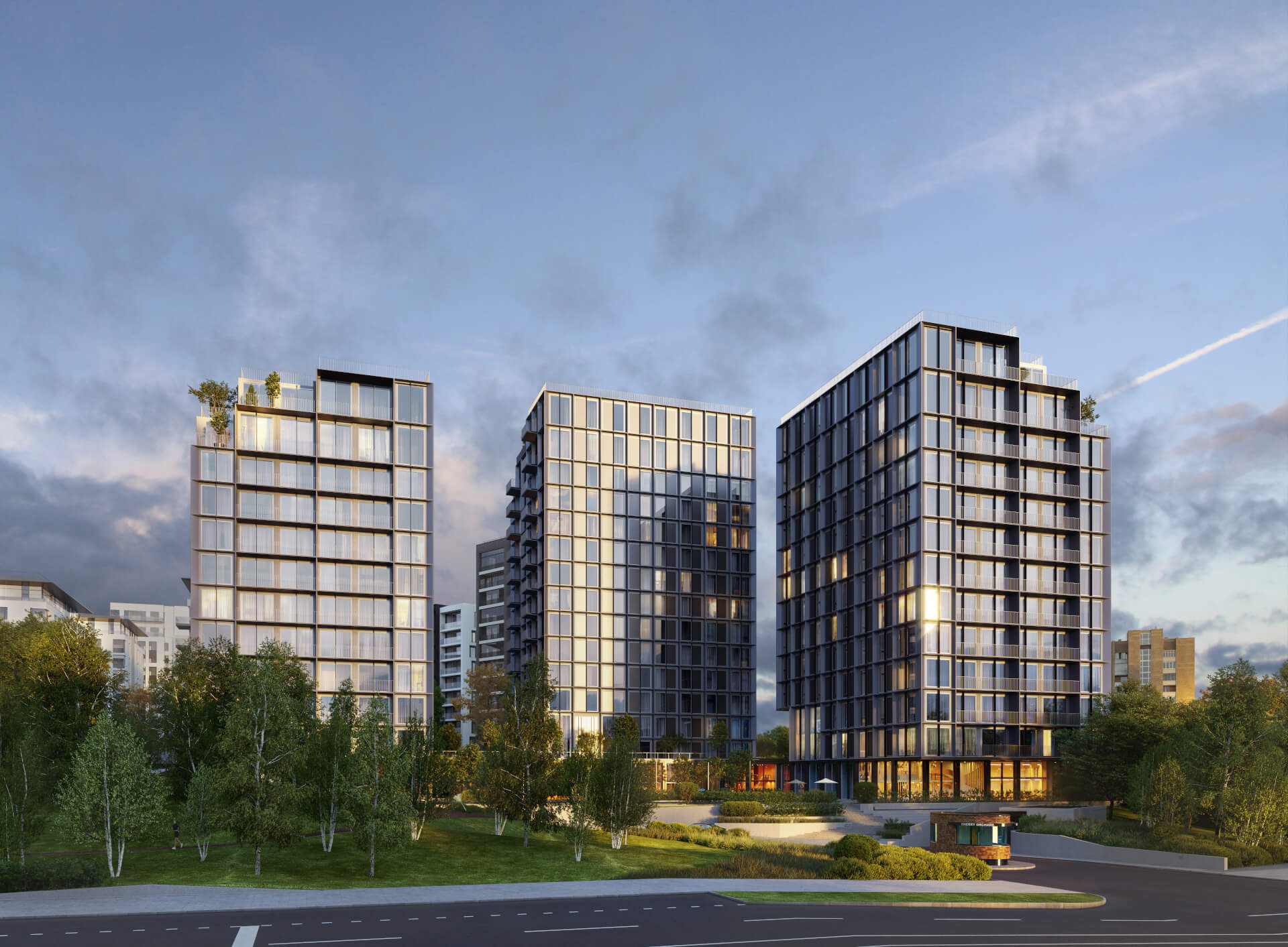 Фото 75 — Современный дизайн жилого комплекса