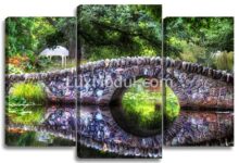 Photo of Живописный мост через озеро